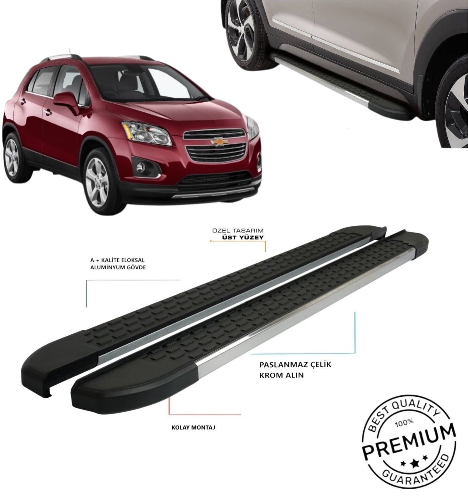 CHEVROLET TRAX YAN BASAMAK OMSA 2012 2013 2014 YAN KORUMA