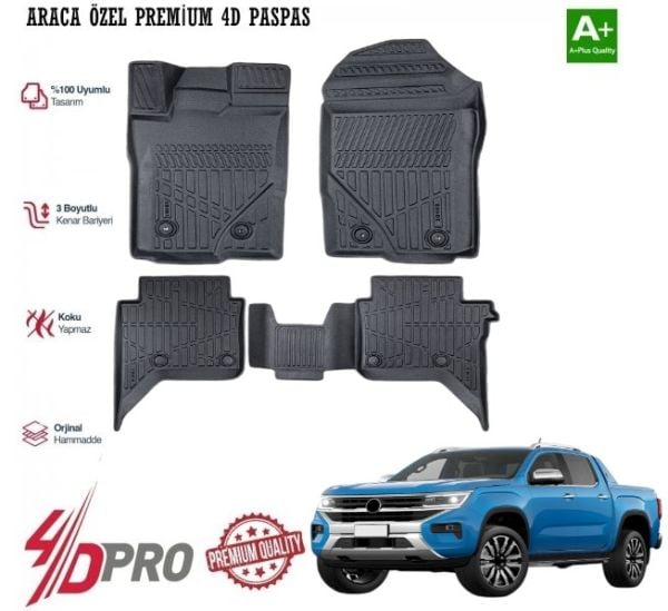 AMAROK ARACA ÖZEL 4D PASPAS 2022 2023 2024 2025