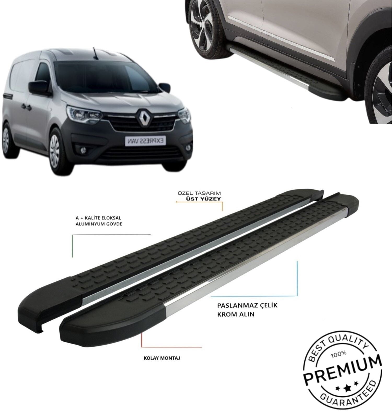 RENAULT EXPRESS YAN BASAMAK OMSA 2021 2022 2023 2024  UZUN ŞASE