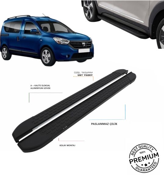 DOKKER 2012 2013 2014 2015 2016 2017 2018 2019 2020 ARACA ÖZEL NEVADA SİYAH YAN BASAMAK