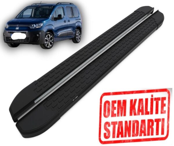 DOBLO KISA ŞASE 2023 2024 2025 ARACA ÖZEL NEVADA SİYAH YAN BASAMAK