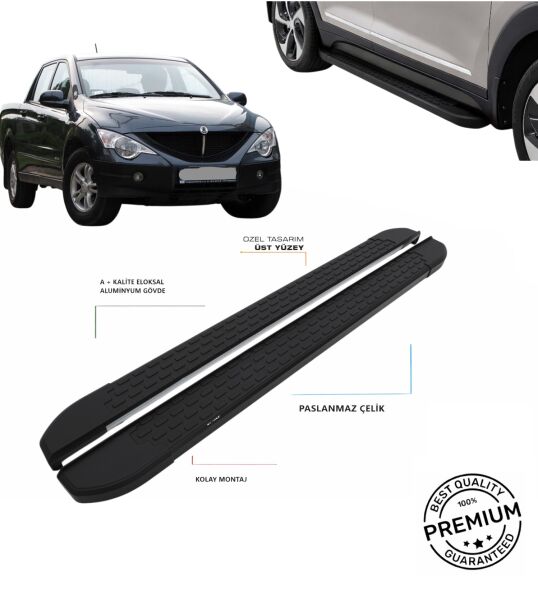 ACTYON SPORTS 2008 2009 2010 2011 2012 2013 2014 2015 2016 2017 2018 ARACA ÖZEL NEVADA SİYAH YAN BAS