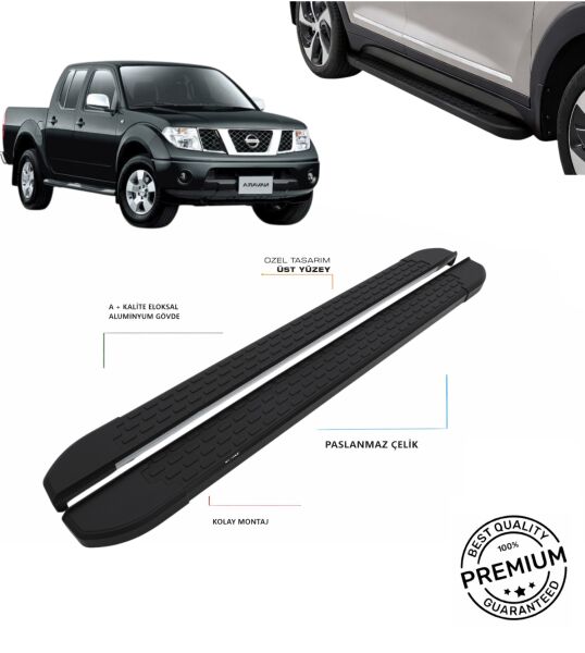 NAVARA 2006 2007 2008 2009 2010 2011 2012 2013 2014 2015 ARACA ÖZELNEVADA SİYAH YAN BASAMAK