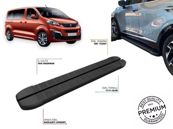 EXPERT TRAVELLER 2017 2018 2019 2020 2021 2022 2023 ARACA ÖZEL NEVADA SİYAH YAN BASAMAK