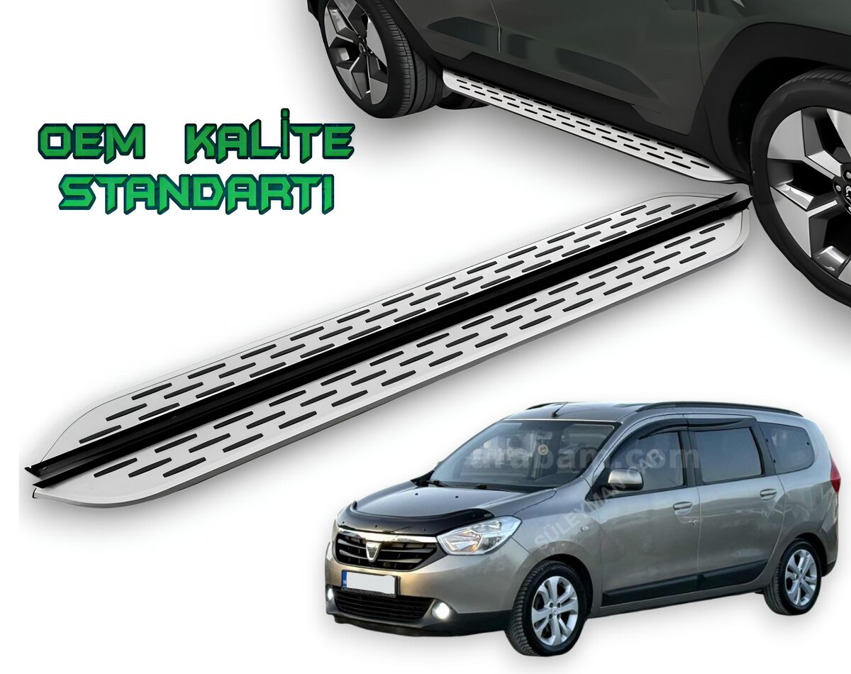 Dacia Lodgy 2012 2013 2014 2015 2016 2017 2018 2019 2020 2021 2022 Araca Özel Yan Basamak