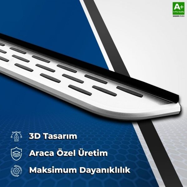 NİSSAN NAVARA 2006 2007 2008 2009 2010 2011 2012 2013 2014 2015 Araca Özel Yan Basamak