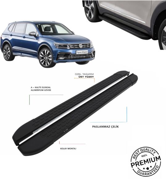 TIGUAN ALLSPACE 2016 2017 2018 2019 2020 2021 2022 2023 ARACA ÖZEL NEVADA SİYAH YAN BASAMAK