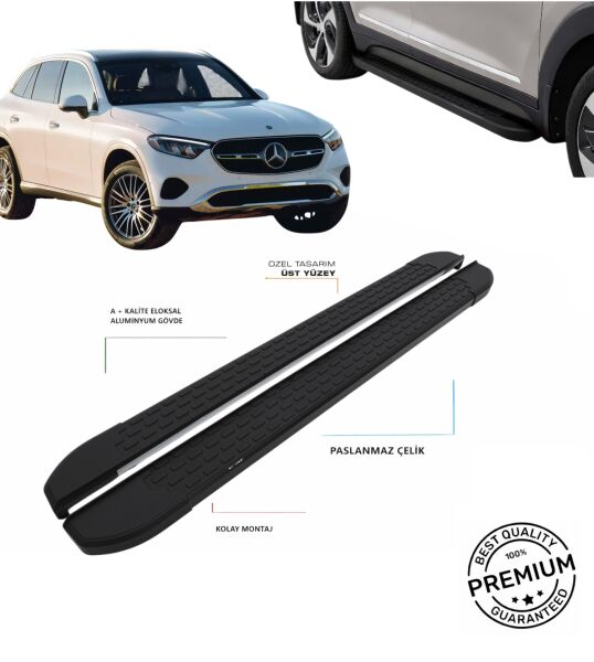 GLC 2022 2023 2024 2025 ARACA ÖZEL NEVADA SİYAH YAN BASAMAK