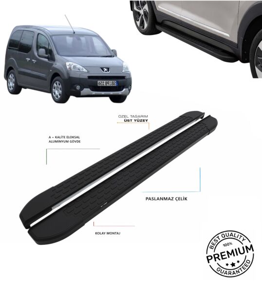 PARTNER TEPEE 2008 2009 2010 2011 2012 2013 2014 2015 2016 2017 2018 ARACA ÖZEL NEVADA SİYAH YAN BAS