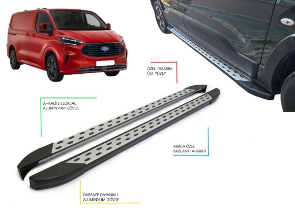FORD TRANSİT *UZUN ŞASE* NOKTALI YAN BASAMAK 2021 2022 2023 2024 2025 2026