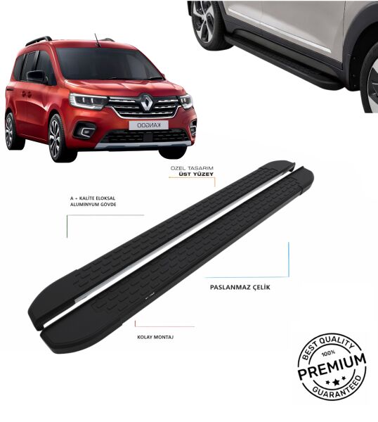 KANGOO 2021 2022 2023 2024 ARACA ÖZEL NEVADA SİYAH YAN BASAMAK
