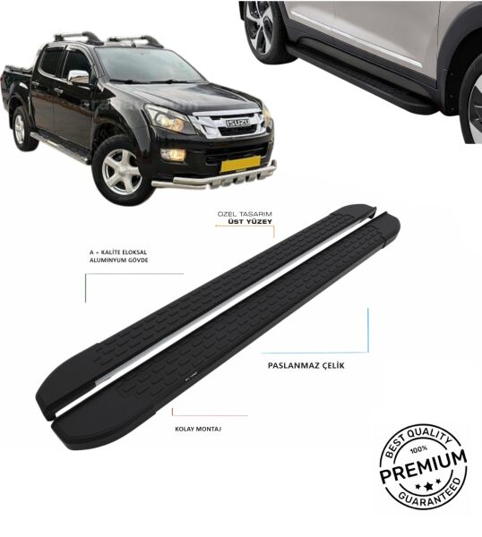 D MAX 2012 2013 2014 2015 2016 2017 2018 2019 2020 ARACA ÖZEL NEVADA SİYAH YAN BASAMAK