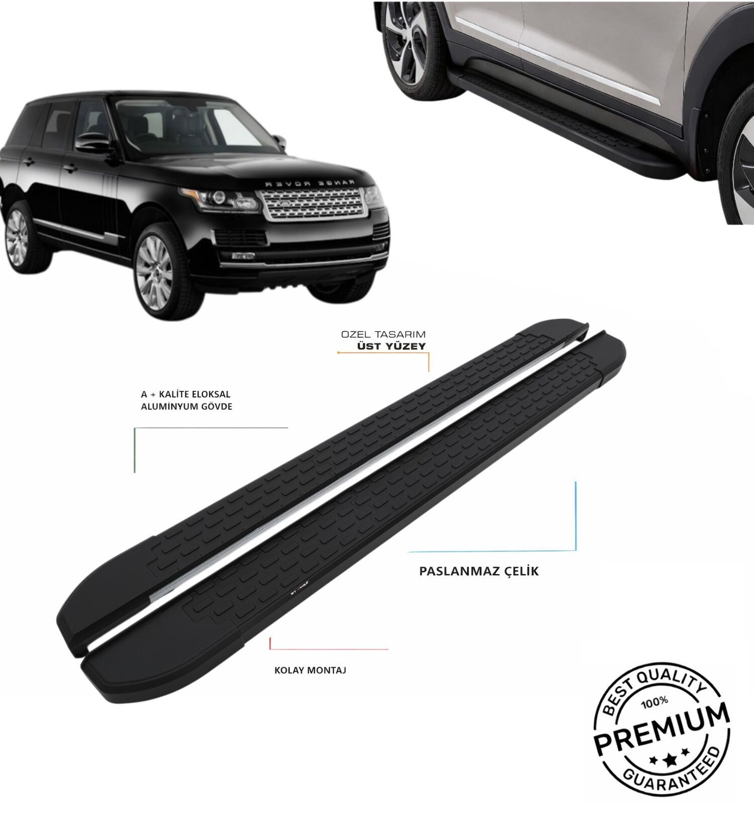 RANGE ROVER 2012 2013 2014 2015 2016 2017 2018 2019 2020 ARACA ÖZEL YAN BASAMAK