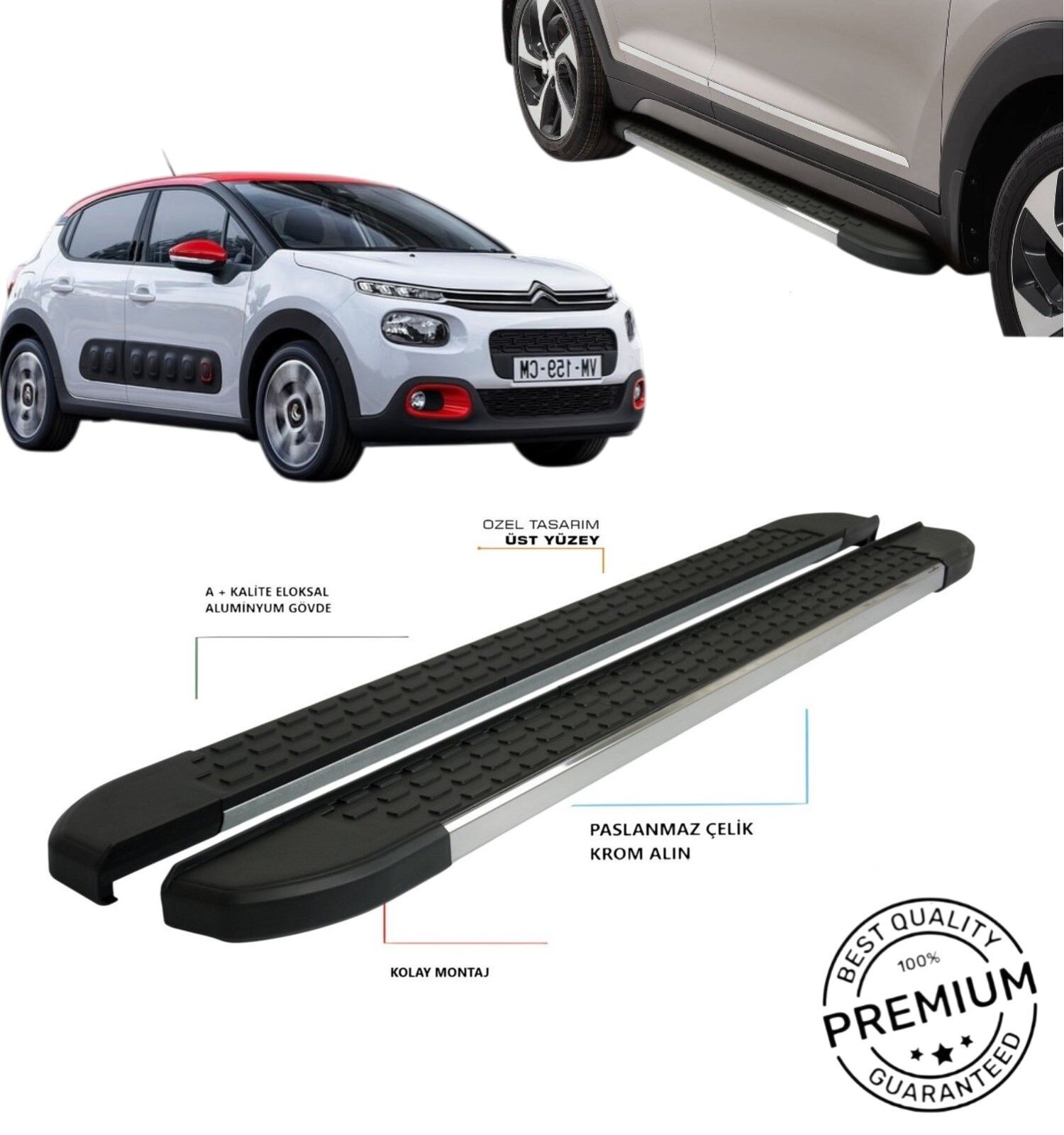 C3 AİRCROSS YAN BASAMAK  2017 2018 2019 2020 2021 2022 2023 2024