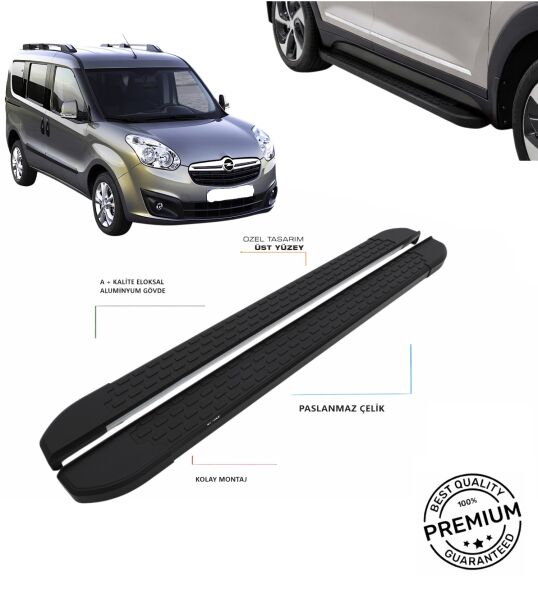 COMBO D 2010 2011 2012 2013 2014 2015 2016 2017 2018 ARACA ÖZEL NEVADA SİYAH YAN BASAMAK