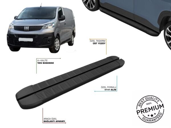 FIAT SCUDO 2022 2023 2024 2025 2026 SLN SİYAH YAN BASAMAK