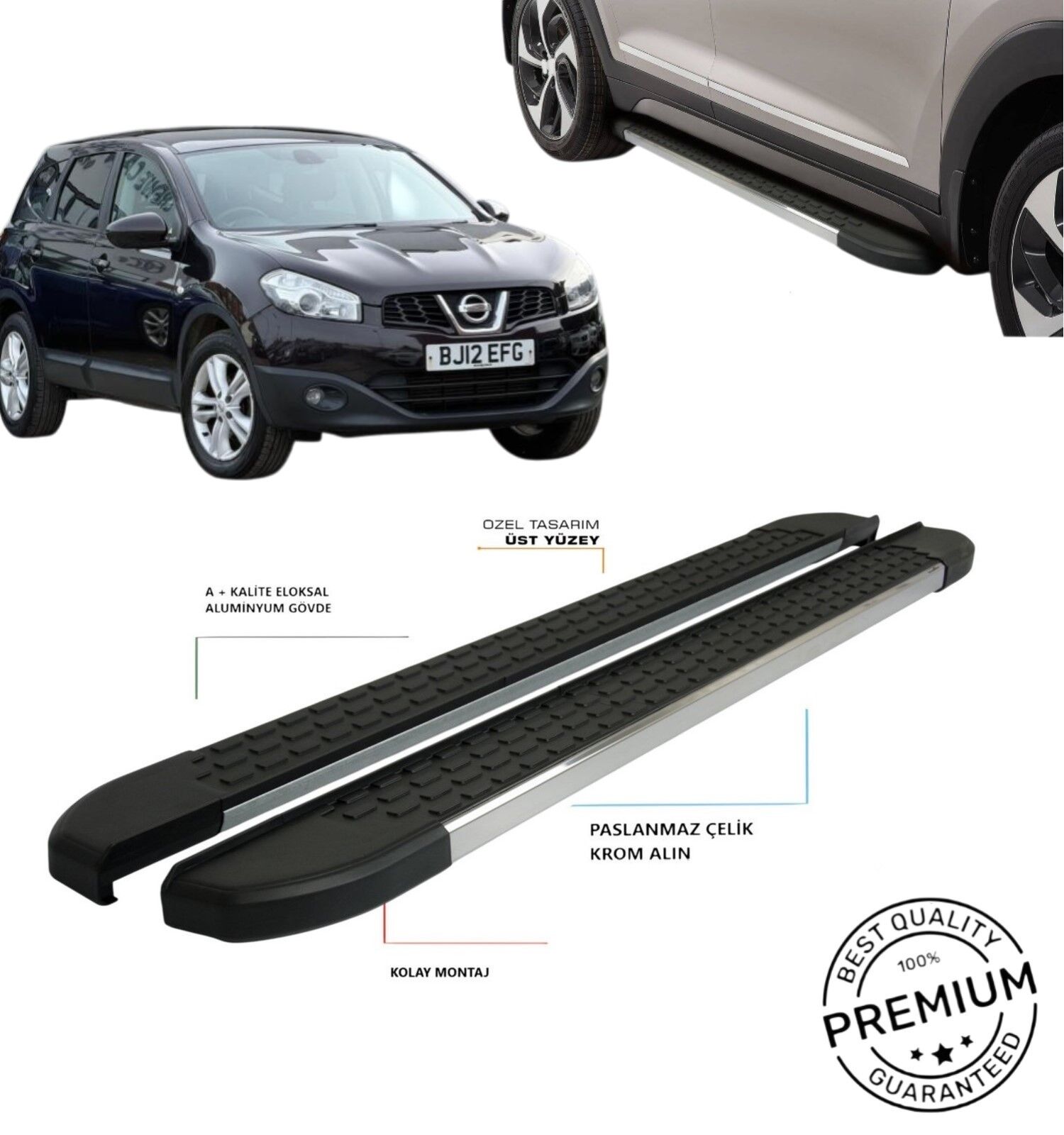 QASHQAİ +2 YAN BASAMAK OMSA 2010 2011 2012 2013 2014