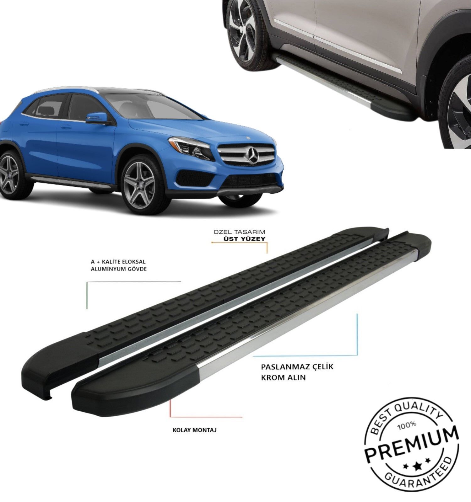 GLA CLASS YAN BASAMAK OMSA 2014 2015 2016 2017 2018 2019 2020 2021 2022 2023 2024