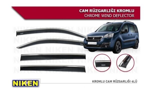 PARTNER 2019 2020 2021 2022 2023 KROMLU CAM RÜZGARLIĞI ARACA ÖZEL NİKEN