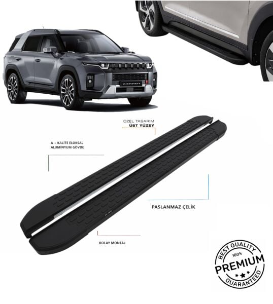 TORRES BENZİNLİ ARACA ÖZEL 2023 2024 2025 SİYAH YAN BASAMAK