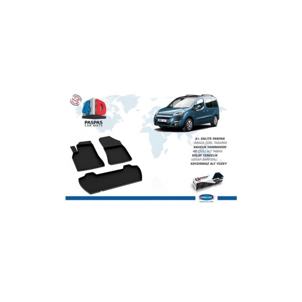 BERLİNGO 4D HAVUZLU PASPAS 2008 2009 2010 2011 2012 2013 2014 2015 2016 2017 2018