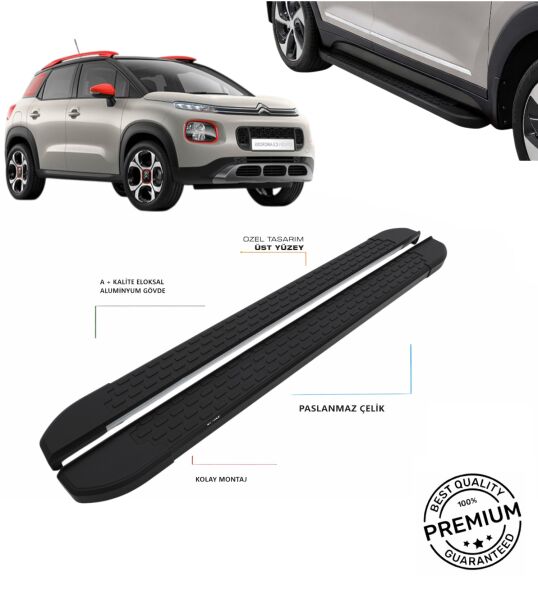 C3 AİRCROSS 2017 2018 2019 2020 2021 2022 2023 2024 ARACA ÖZEL NEVADA YAN BASAMAK