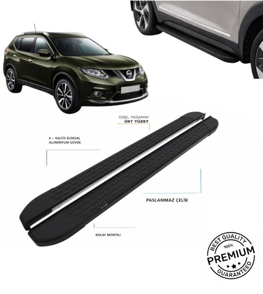 X-TRAİL NEVADA SİYAH YAN BASAMAK 2014 2015 2016 2017 2018 2019 2020