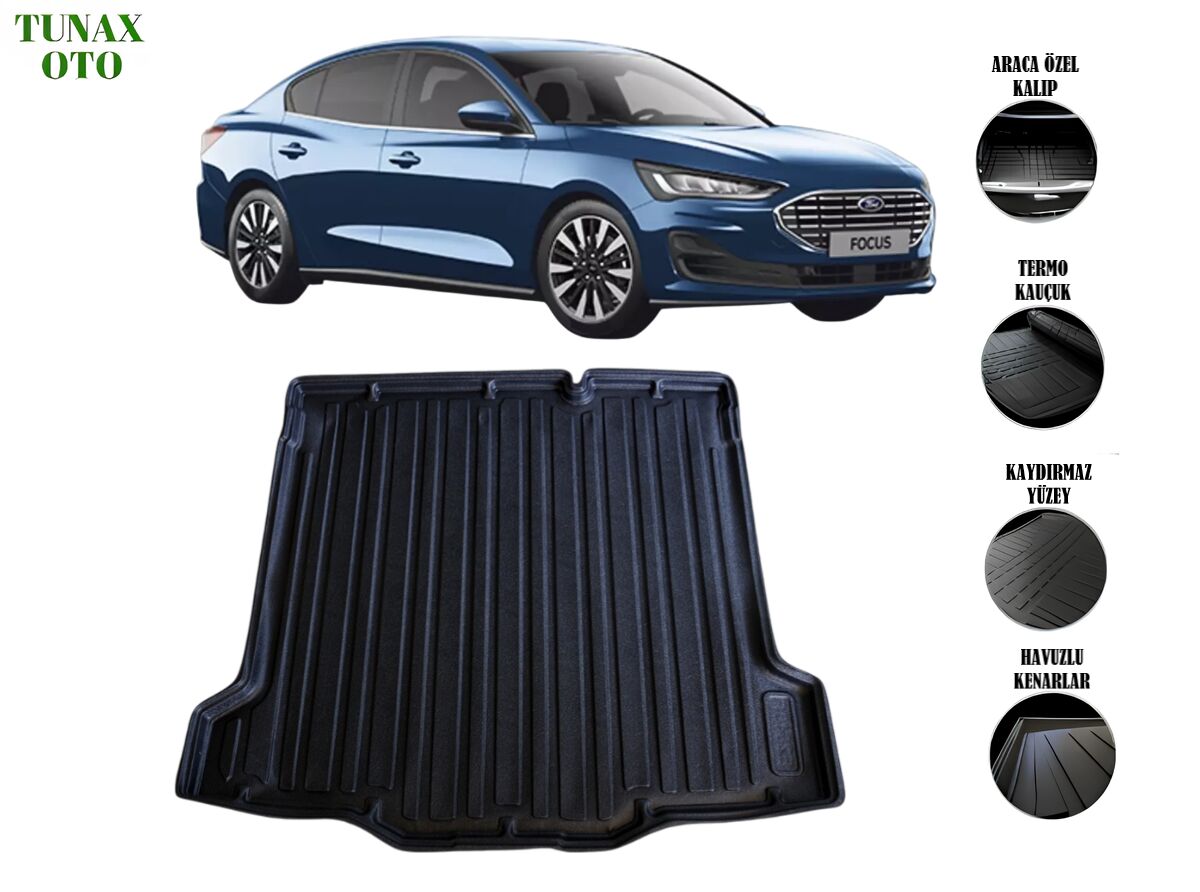 FOCUS 5 * SEDAN * İNCE STEPNE 2018 2019 2020 2021 2022 2023 2024 2025 2026 ARACA ÖZEL BAGAJ HAVUZU