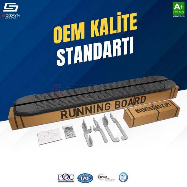 Nissan Qashqai 3 S-Line Siyah Yan Basamak 2021 2022 2023 2024 2025 2026 2027 A+ Kalite