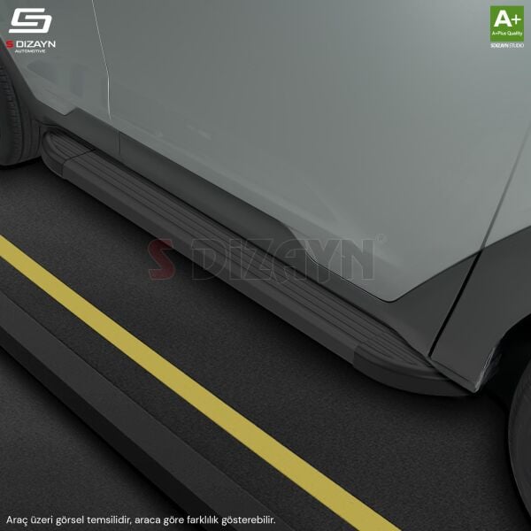 Nissan Qashqai 3 Skyline Siyah Yan Basamak 2021202 2023 2024 2025 2026 2027 A+ Kalite