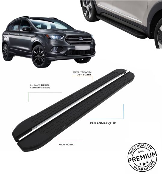 KUGA 2016 2017 2018 2019 ARACA ÖZEL NEVADA SİYAH YAN BASAMAK