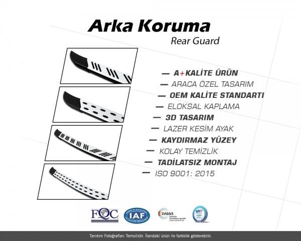 COURİER ARKA KORUMA DEMİRİ TRİMLİNE NOKTALI MODEL 2023 2024 2025 2026 2027