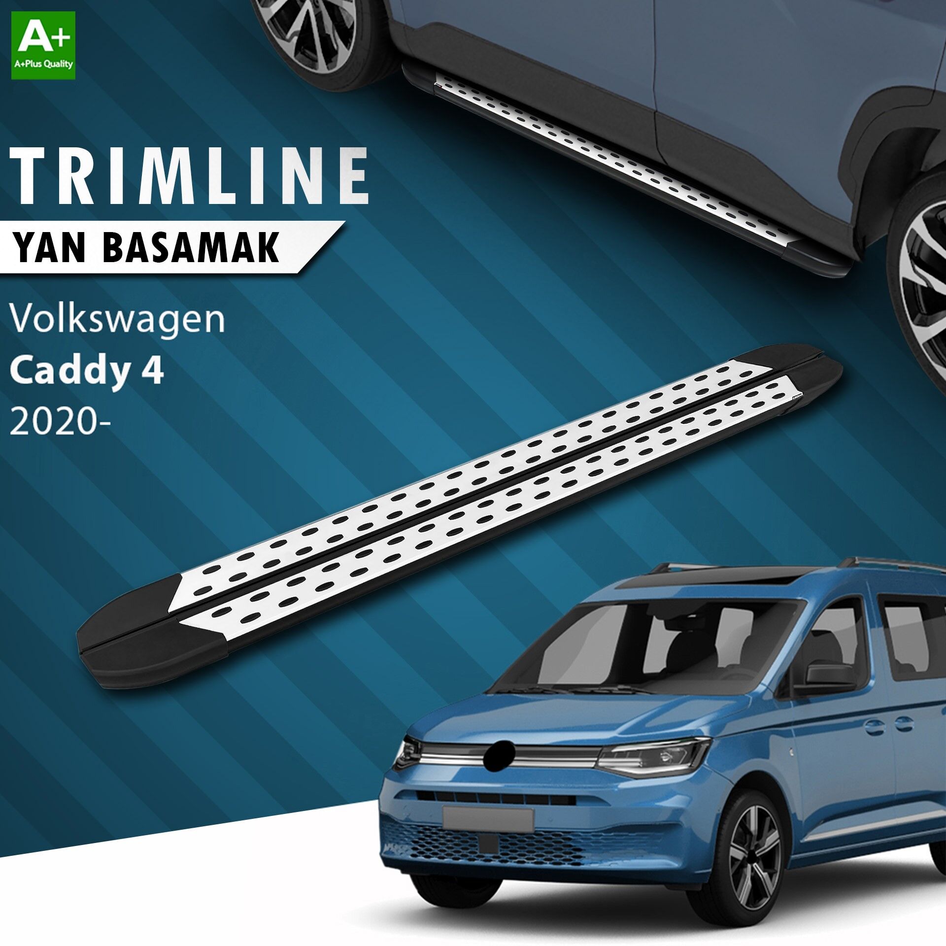 VOLKSWAGEN ARACA ÖZEL TRİMLİNE YAN BASAMAK NOKTALI MODEL 2020 2021 2022 2023 2024 2025 2026 2027