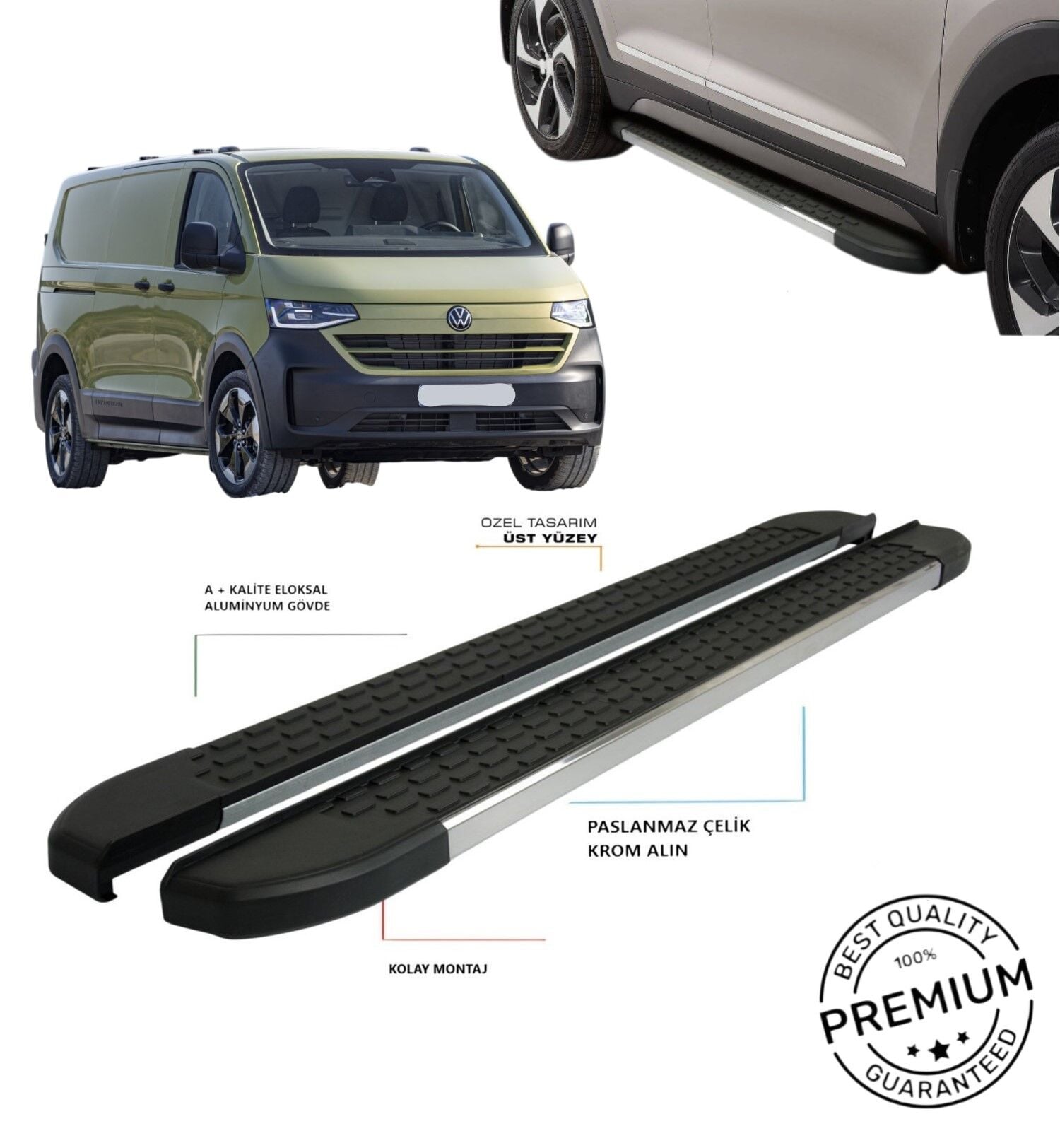 TRANSPORTER T7 KOMBİ UZUN ŞASE YAN BASAMAK 2025 2026 2027 NVDK