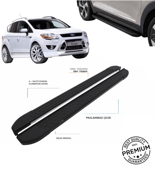 KUGA 2008 2009 2010 2011 2012 ARACA ÖZEL NEVADA SİYAH YAN BASAMAK