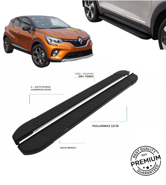 CAPTUR 2020 2021 2022 2023 2024 2025 ARACA ÖZEL NEVADA SİYAH YAN BASAMAKLIK