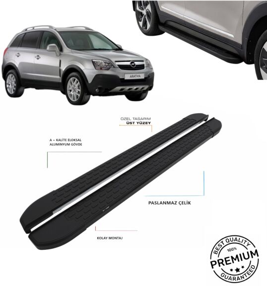 ANTARA 2007 YILI VE SONRASI ARACA ÖZEL NEVADA SİYAH YAN BASAMAK