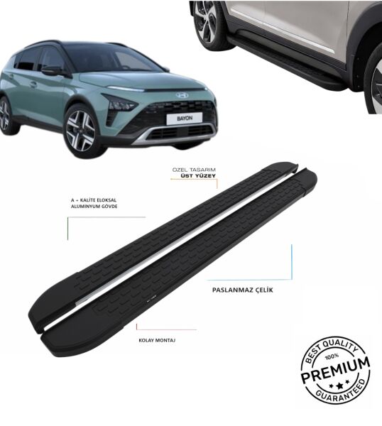 BAYON 2021 2022 2023 2024 2025 ARACA ÖZEL NEVADA SİYAH YAN BASAMAK