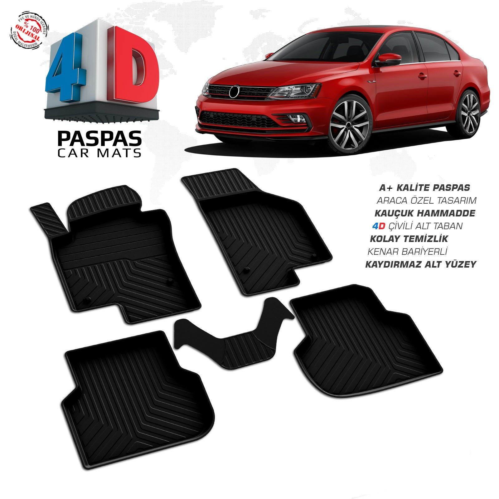 JETTA 2011 2012 2013 2014 2015 2016 2017 2018 2019 2020 2021 2022 2023 4D HAVUZLU PASPAS