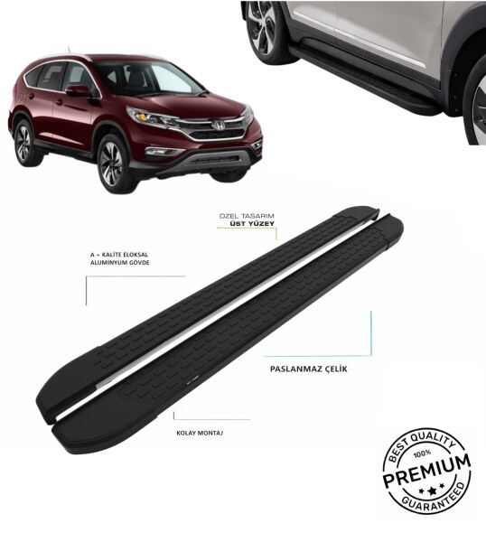 CR-V 2017 2018 2019 2020 2021 2022 2023 2024 ARACA ÖZEL NEVADA SİYAH YAN BASAMAK