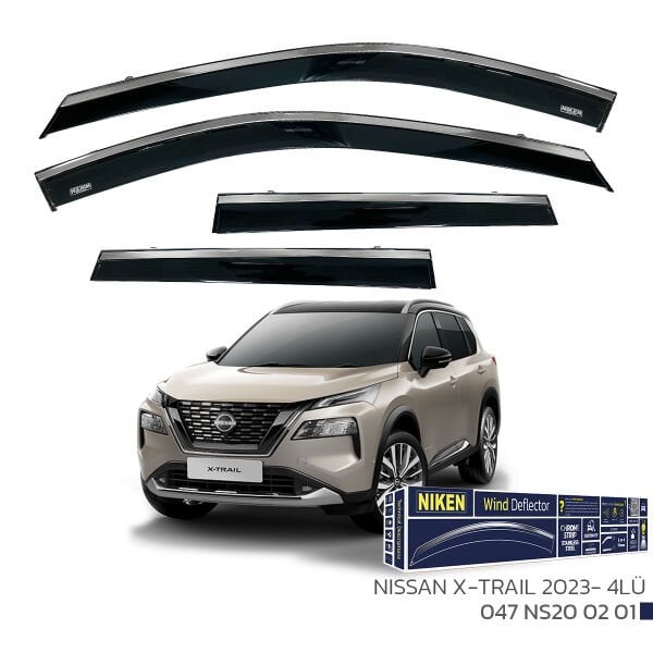 Niken Nissan X-Trail 2023 2024 2025 2026 Kromlu Cam Rüzgarlığı