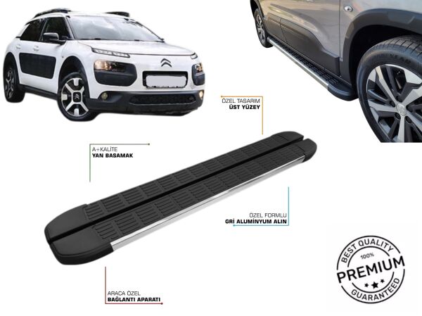 CITROEN C4 CACTUS ARACA ÖZEL YAN BASAMAK 2014 2015 2016 2017 2018 2019 2020 2021