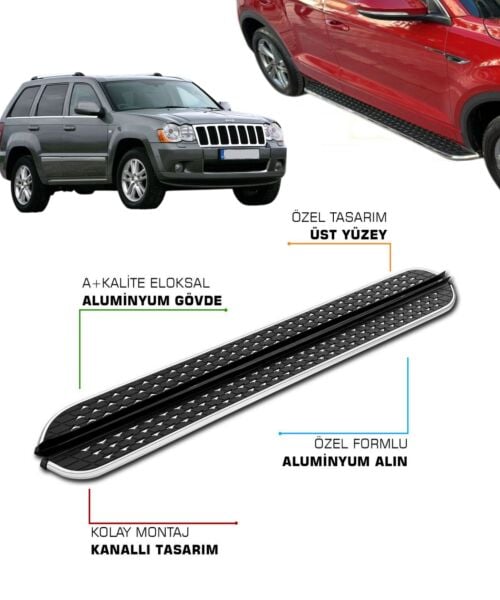 GRAND CHEROKEE 2005 2006 2007 2008 2009 2010 ARACA ÖZEL YAN BASAMAK