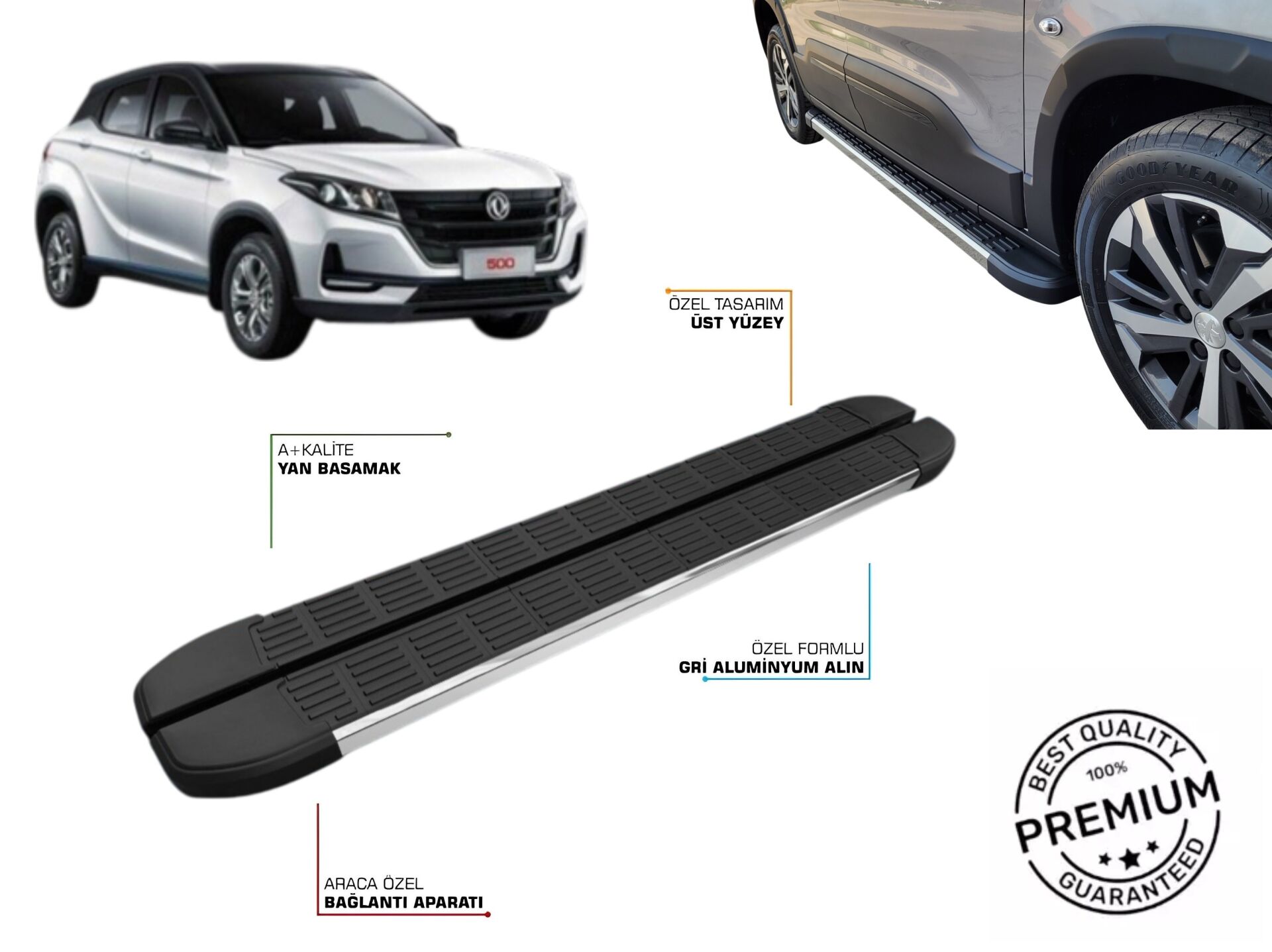 DFSK Fengon 500 2023 2024 2025 2026 2027 ARACA ÖZEL YAN BASAMAK