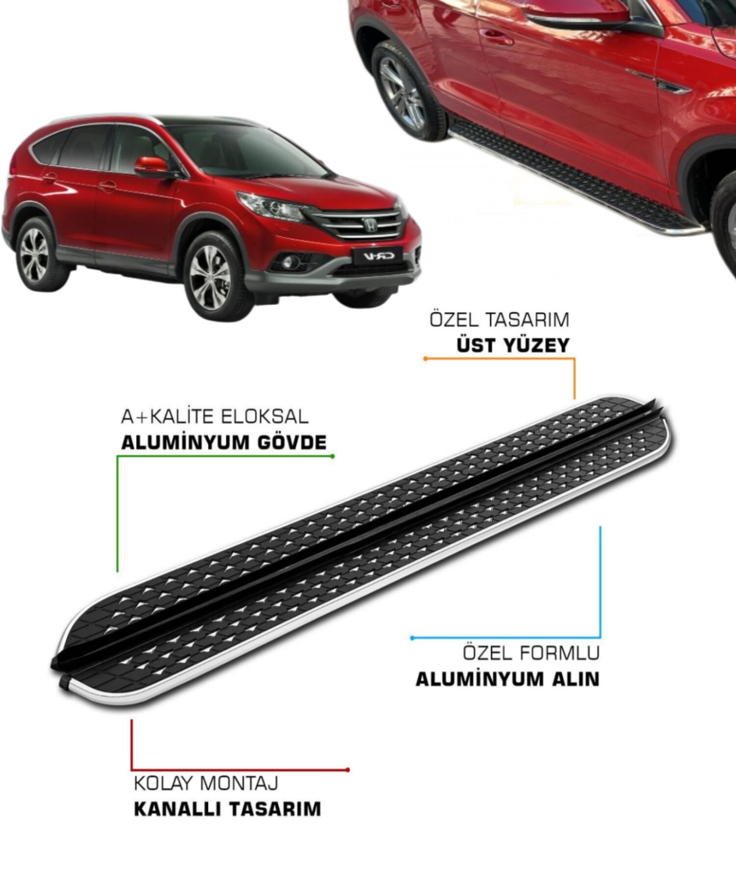 HONDA CR-V 4 2012 2013 2014 2015 2016 2017 YAN BASAMAK
