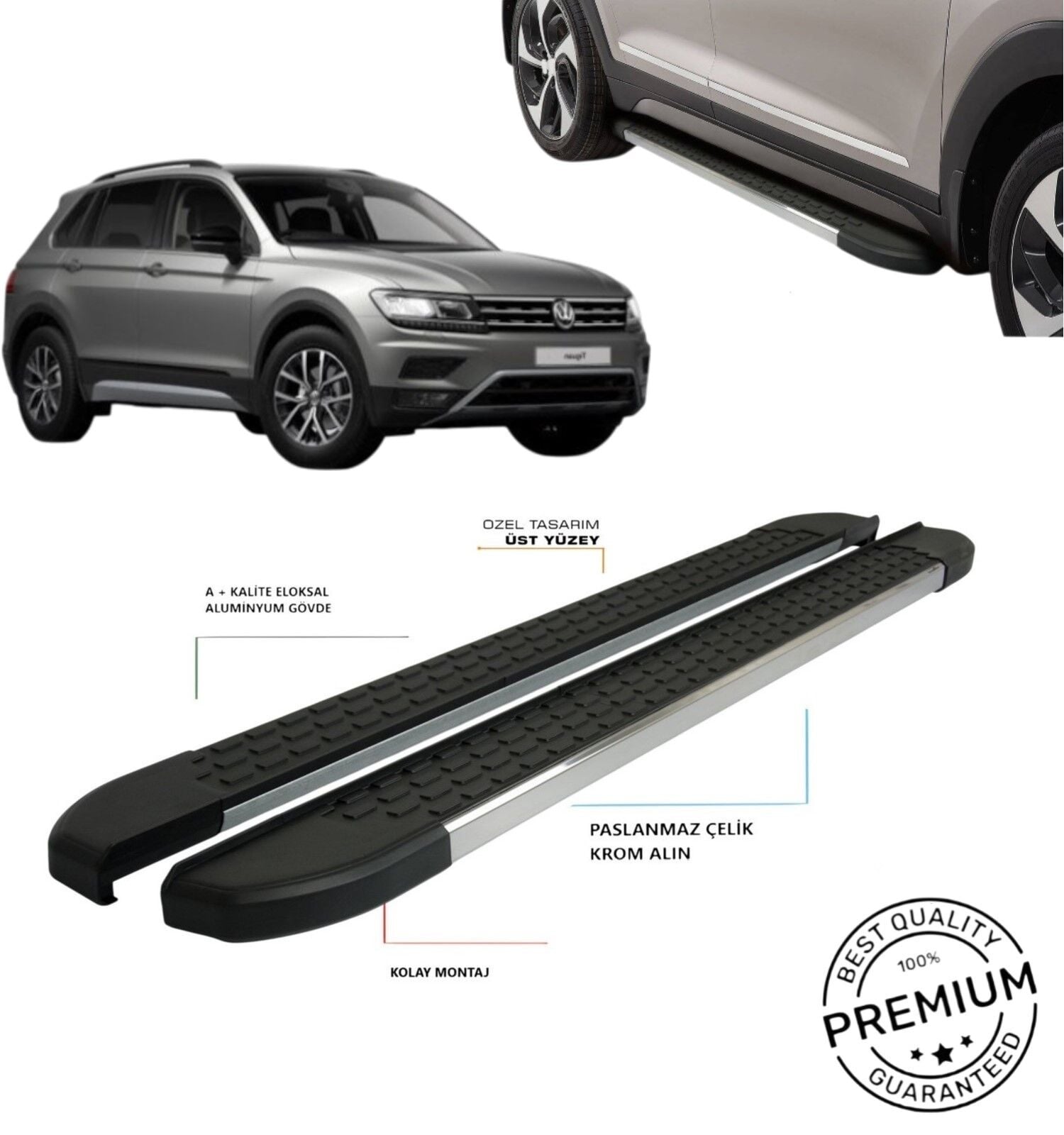 Tiguan Yan Basamak Omsa 2016 2017 2018 2019 2020 2021 2022 2023