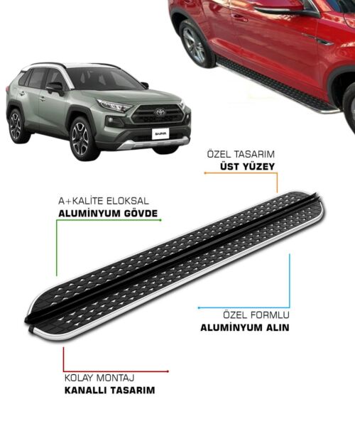 TOYOTA RAV4 5 2018 2019 2020 2021 2022 2023 2024 2025 YAN BASAMAK