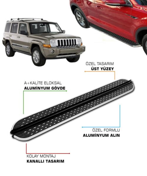 JEEP COMMANDER 2006 2007 2008 2009 2010 YAN BASAMAKLIK
