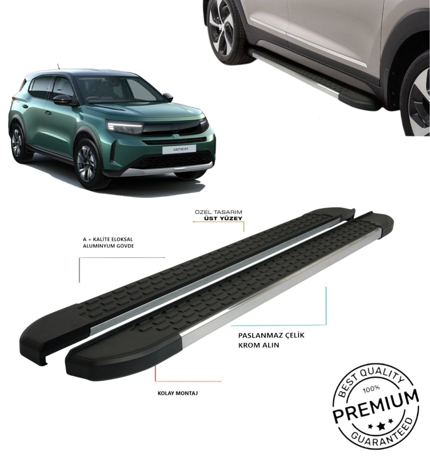 Opel Frontera 2024 2025 2026 2027 Araca Özel Yan Basamak