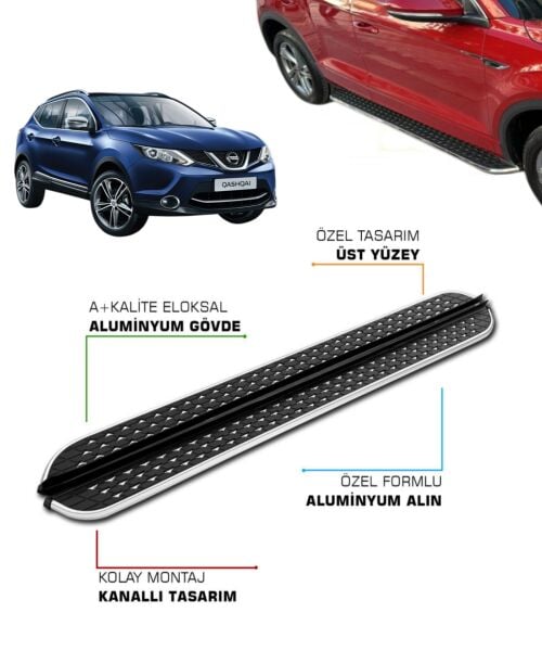 NİSSAN QASHQAİ 2 2014 2015 2016 2017 2018 2019 2020 2021 2022 2023 2024 YAN BASAMAK